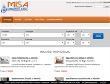 Tablet Screenshot of misaimmobiliare.it